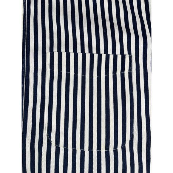 Hunt Club Collection Shirt Mens Large Blue & White Stripes Button Up Collar VTG - Picture 9 of 12